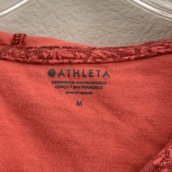 Athleta Rustic Sundown Alliance Hoodie Floral Print Hooded Sweatshirt size M - Picture 2 of 11